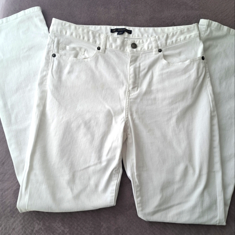 Brooks Brothers white jeans